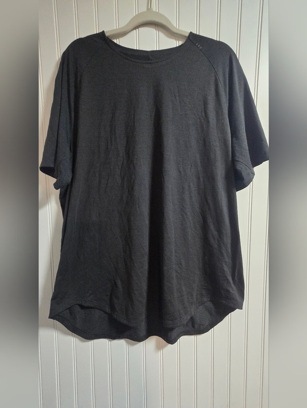 lululemon athletica Black Short Sleeve Crew Tee